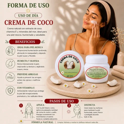 4 Crema Coco Forma de Uso Crema Coco Nutritivo