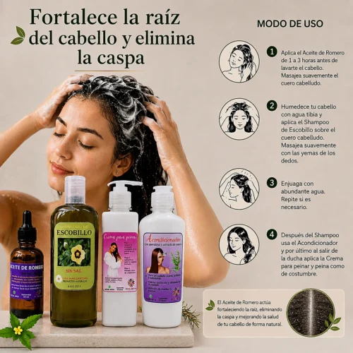 Kit Escobillo Herbal Kit Escobillo Herbal